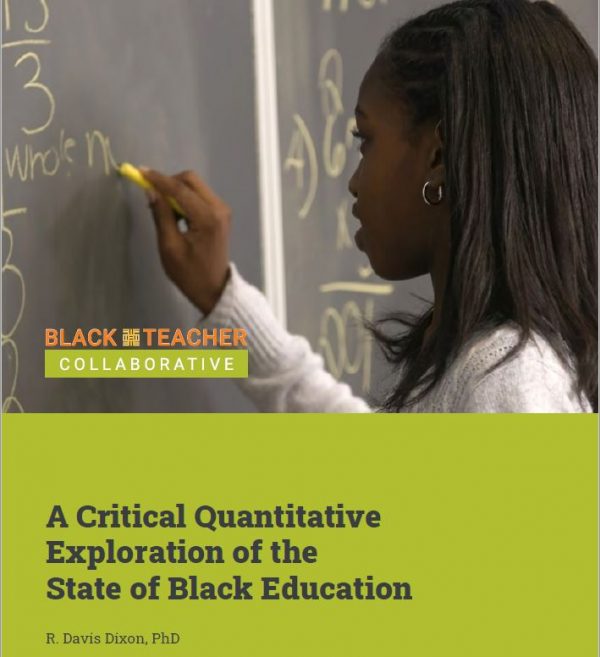 Cover of A Critical Quantitative Exploration of the State of Black Education